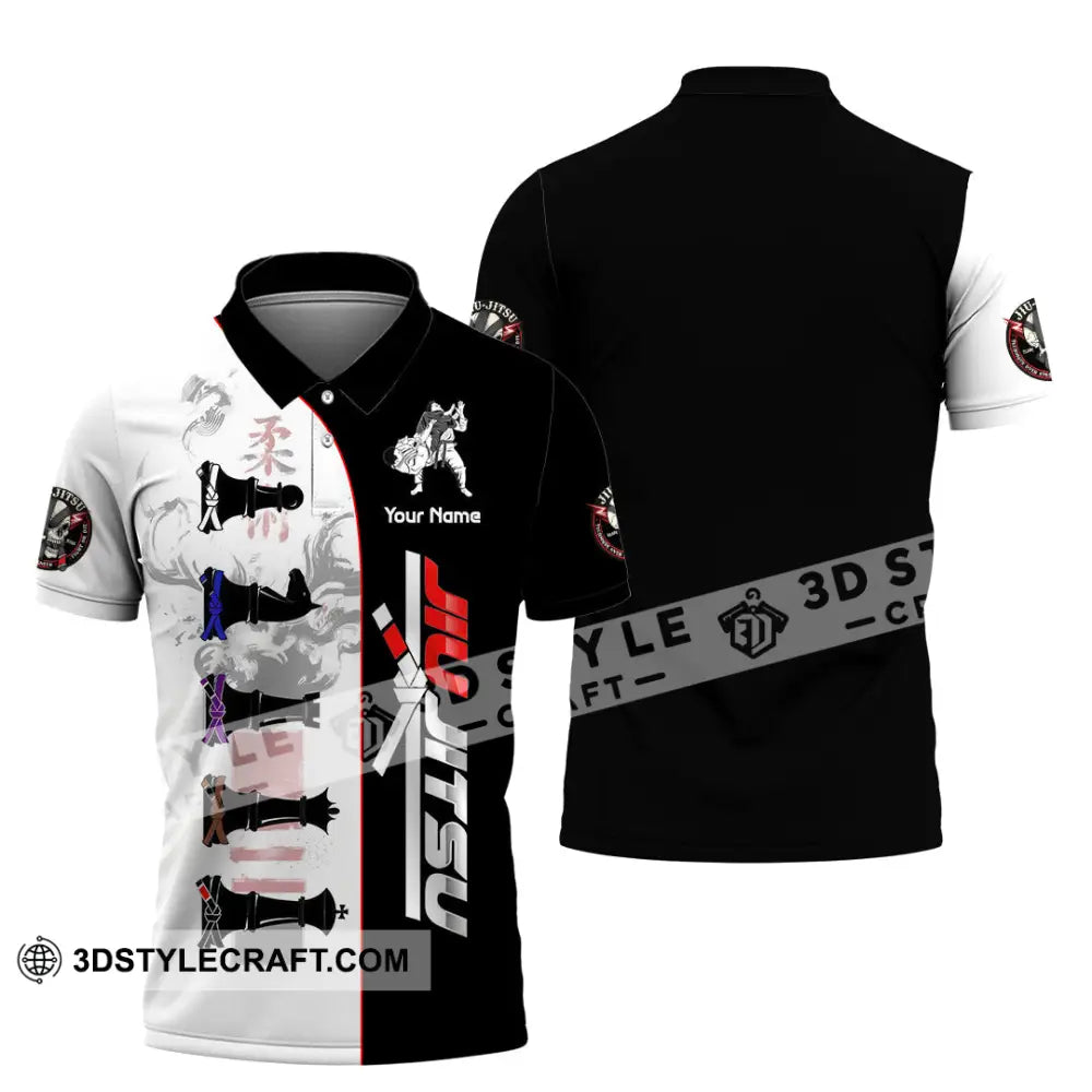 Unisex Shirt - Custom Jiu Jitsu 3D Shirt Polo Shirt / S T-shirt
