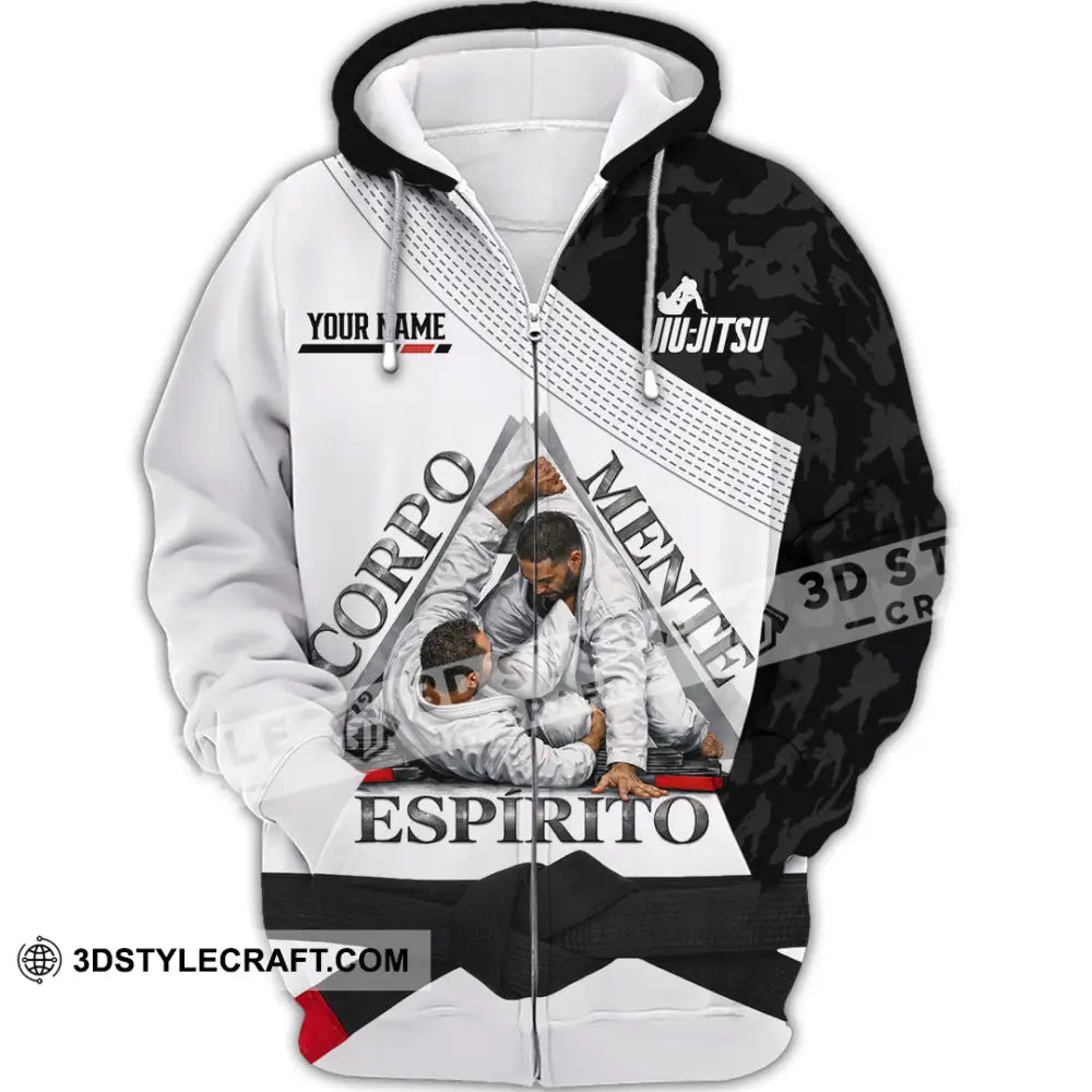 Unisex Shirt - Custom Jiu Jitsu 3D Shirt Zipper Hoodie / S T-shirt