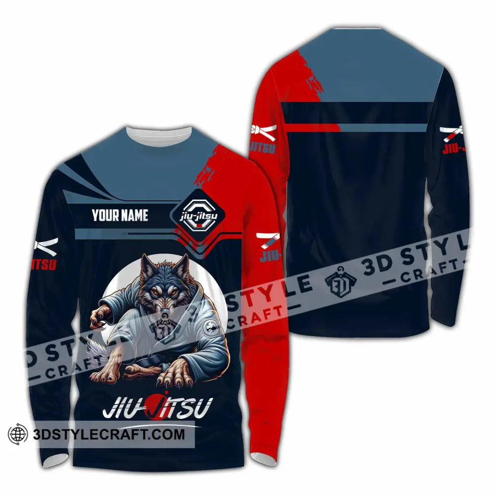 Unisex Shirt - Custom Jiu Jitsu Shirt Long Sleeve Shirt / S T-shirt