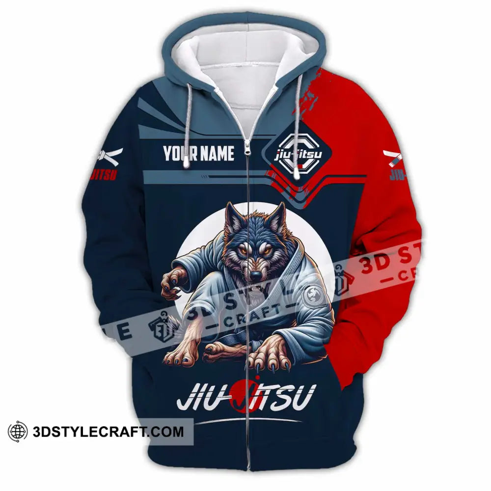Unisex Shirt - Custom Jiu Jitsu Shirt Zipper Hoodie / S T-shirt