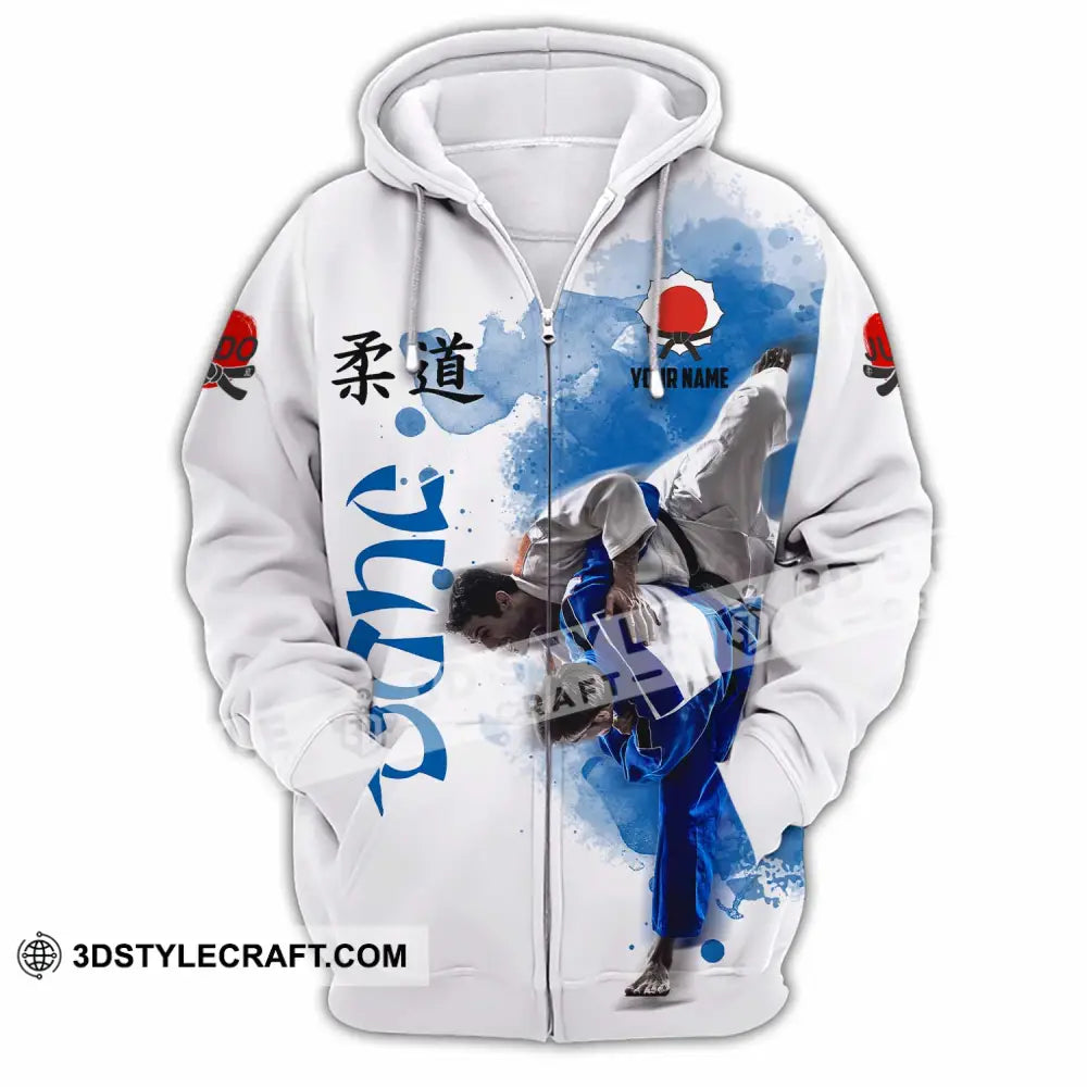 Unisex Shirt - Custom Judo Shirt Sport Shirt Zipper Hoodie / S T-shirt