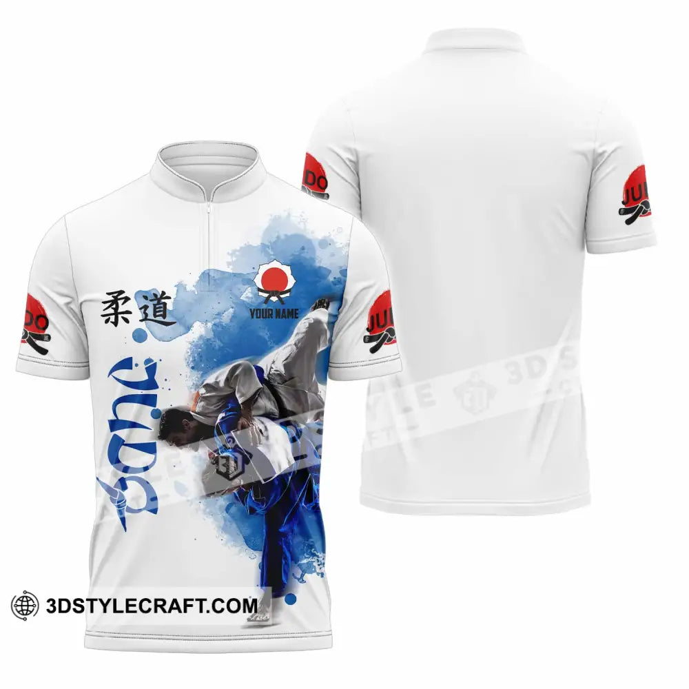 Unisex Shirt - Custom Judo Shirt Sport Shirt Zipper Polo Shirt / S T-shirt