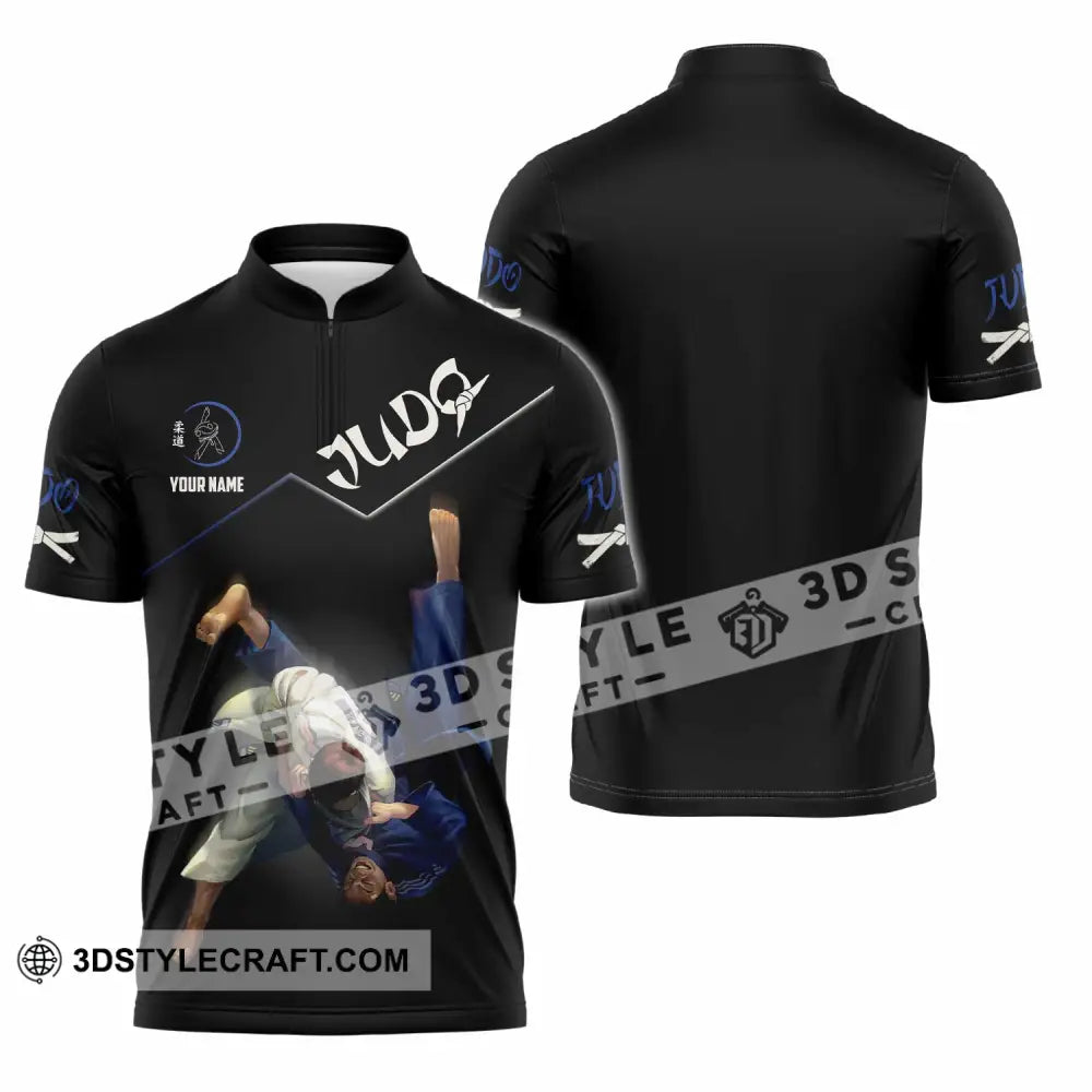 Unisex Shirt - Custom Judo Shirt Zipper Polo Shirt / S T-shirt