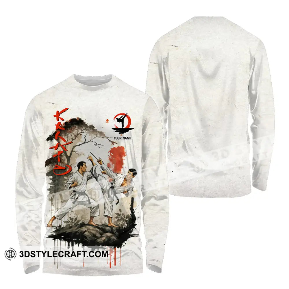 Unisex Shirt Custom Karate Shirt Long Sleeve Shirt / S T shirt