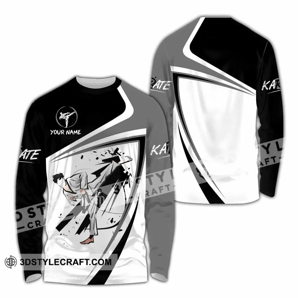 Unisex Shirt Custom Karate Shirt Long Sleeve Shirt / S T shirt