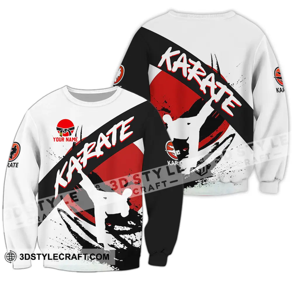 Unisex Shirt - Custom Karate Sport Shirt Long Sleeve / S T-shirt