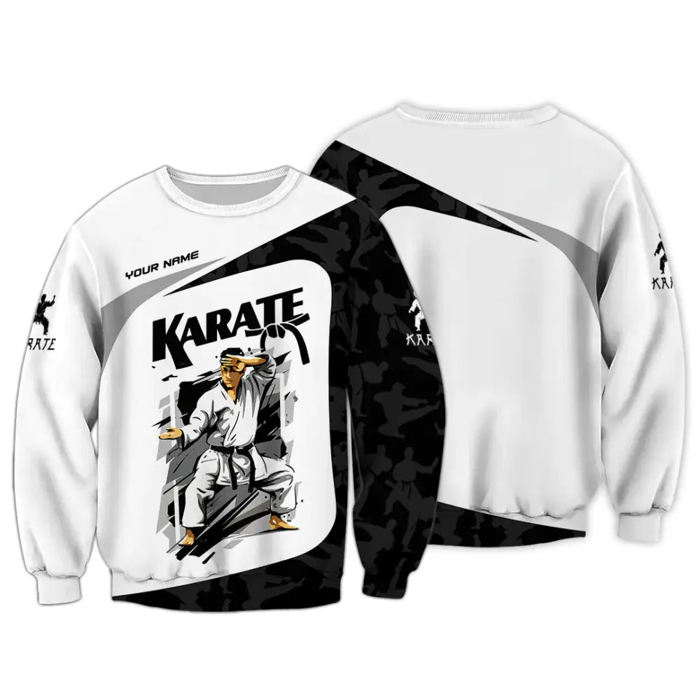 Unisex Shirt - Custom Karate Sport Shirt Long Sleeve / S T-shirt