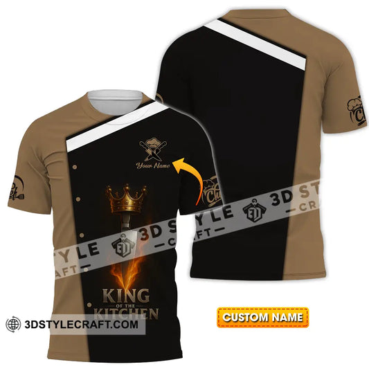 Unisex Shirt - Custom King Of Kitchen Chef Shirt T-shirt