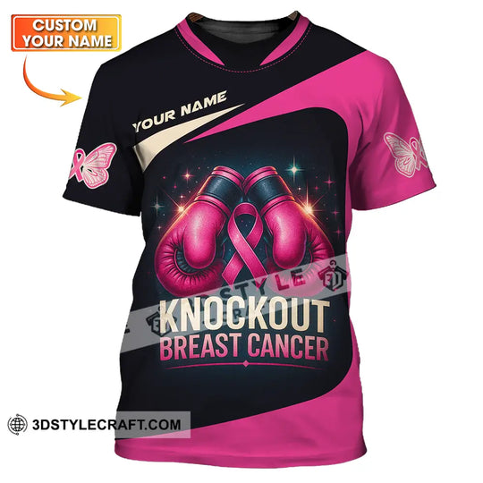 Unisex Shirt - Custom Knock Out Breast Cancer Shirt style option 1