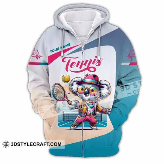 Unisex Shirt - Custom Koala Tennis Sport Shirt style option 4