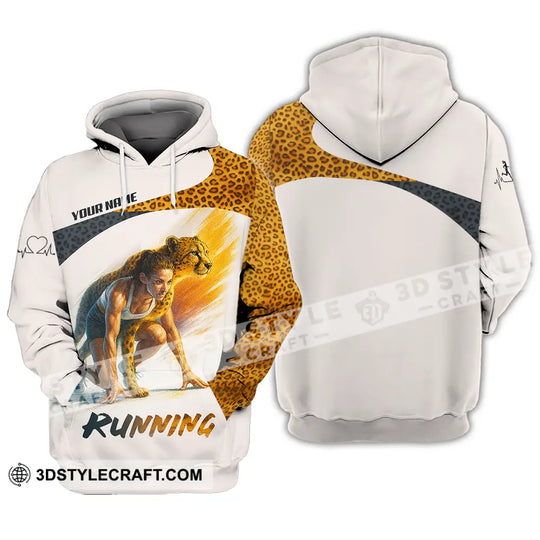Unisex Shirt - Custom Leopard Running Shirt style option 3