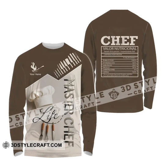 Unisex Shirt - Custom Life Of Master Chef Valor Nutricional Shirt style option 4
