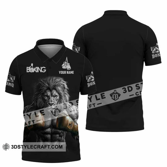 Unisex Shirt - Custom Lion Boxing Lover Sport Shirt style option 2