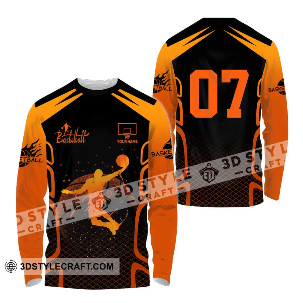 Unisex Shirt - Custom Love Basketball Shirt Long Sleeve Shirt / S T-shirt