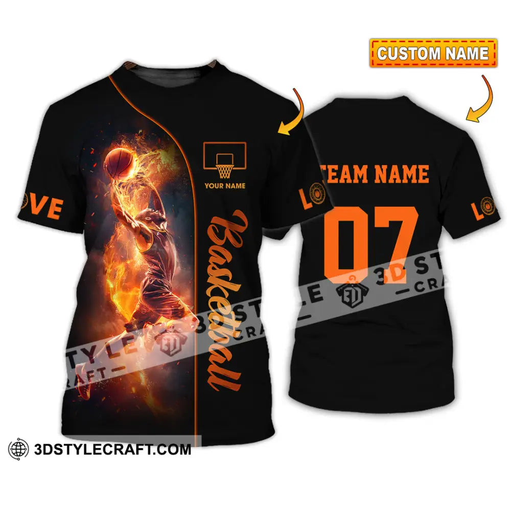 Unisex Shirt - Custom Love Basketball Shirt T-shirt