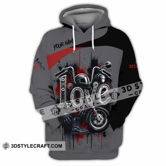 Unisex Shirt - Custom Love Rider 3D Shirt style option 4
