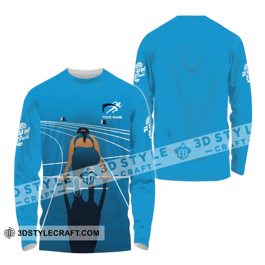 Unisex Shirt - Custom Love Running Sport Shirt style option 4