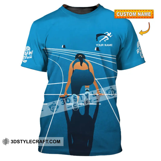 Unisex Shirt - Custom Love Running Sport Shirt T-shirt