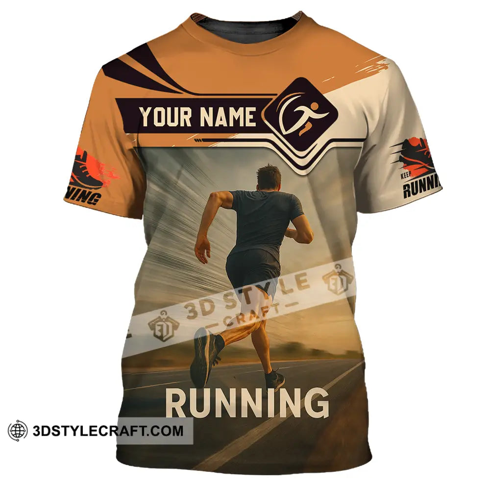 Unisex Shirt - Custom Love Running Shirt T-Shirt / S T-shirt