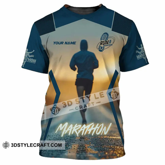 Unisex Shirt - Custom Marathon 3D Shirt style option 2