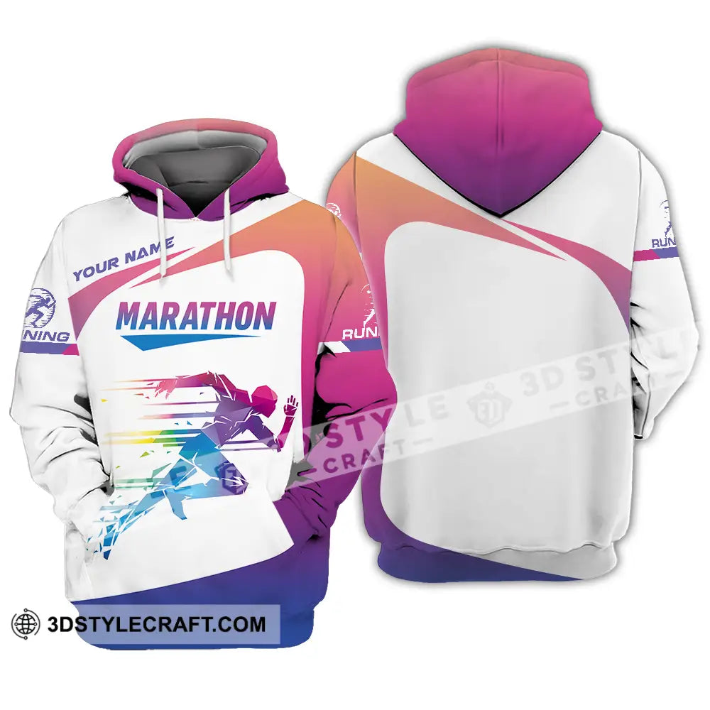 Unisex Shirt - Custom Marathon Running Lover Sport Shirt Hoodie / S T-shirt