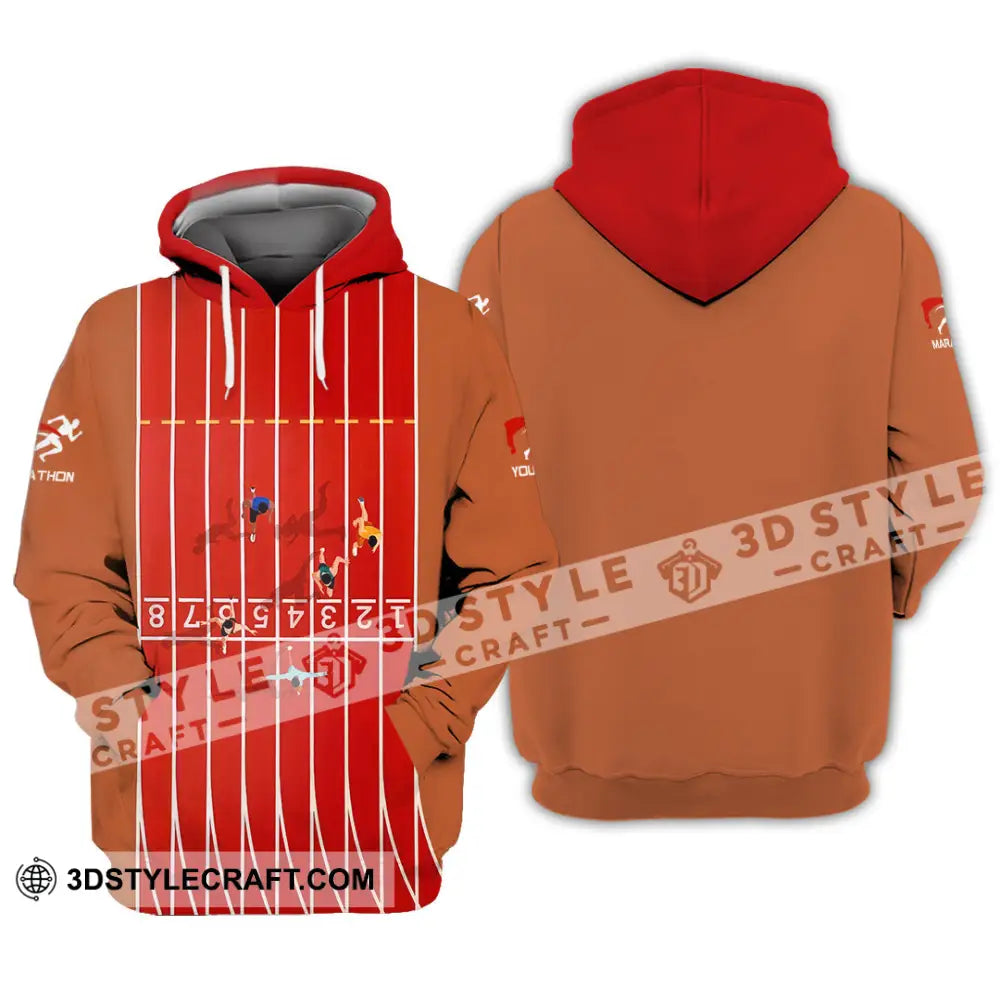 Unisex Shirt - Custom Marathon Running Lover Sport Shirt Hoodie / S T-shirt