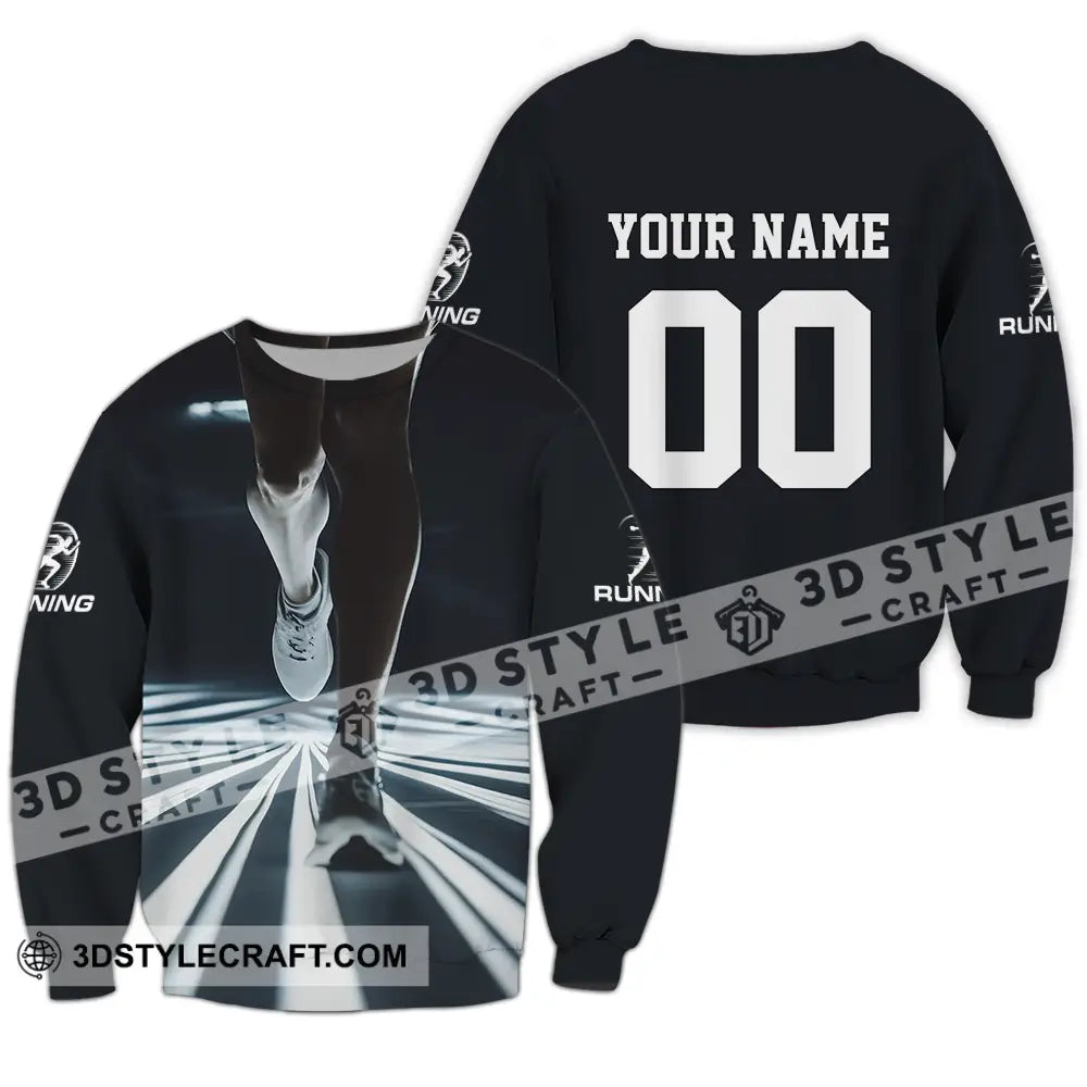 Unisex Shirt - Custom Marathon Running Lover Sport Shirt Long Sleeve / S T-shirt