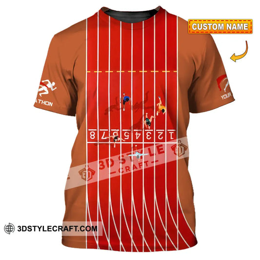 Unisex Shirt - Custom Marathon Running Lover Sport Shirt T-shirt