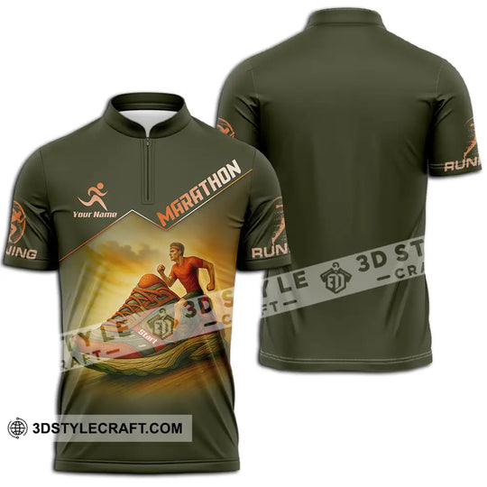 Unisex Shirt - Custom Marathon Running Lover Sport Shirt style option 2