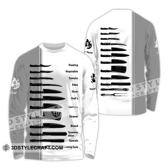 Unisex Shirt - Custom Master Chef Knife Collection Shirt style option 4