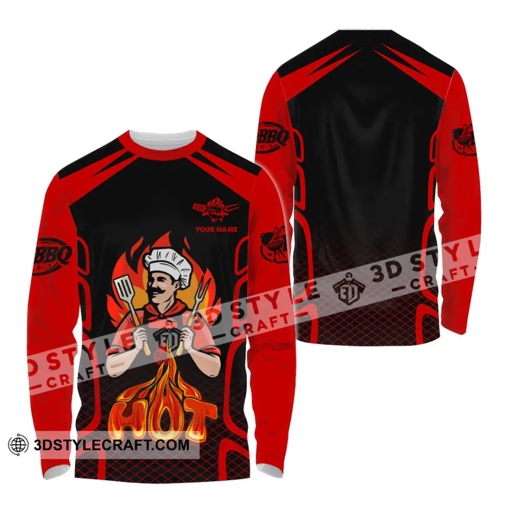 Unisex Shirt - Custom Master Chef Shirt Long Sleeve Shirt / S T-shirt