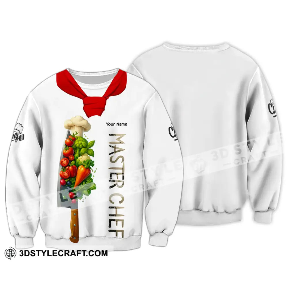Unisex Shirt - Custom Master Chef Shirt Long Sleeve / S T-shirt