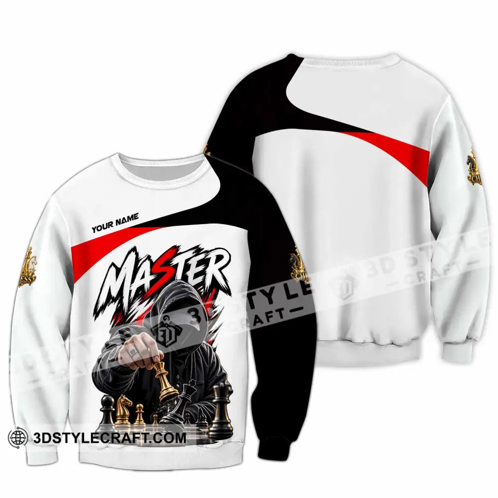 Unisex Shirt - Custom Master Chess Shirt - Long Sleeve / S - T-shirt