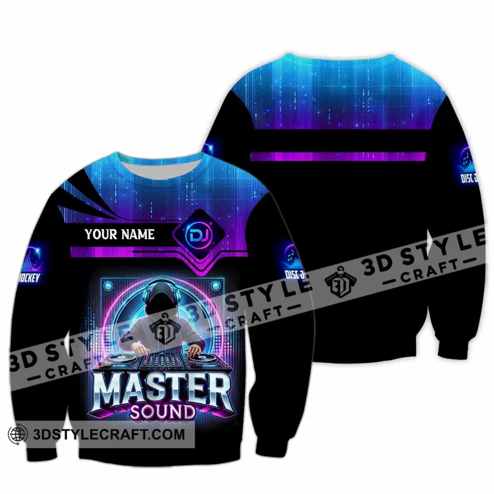 Unisex Shirt - Custom Master Sound 3D Shirt Long Sleeve / S T-shirt