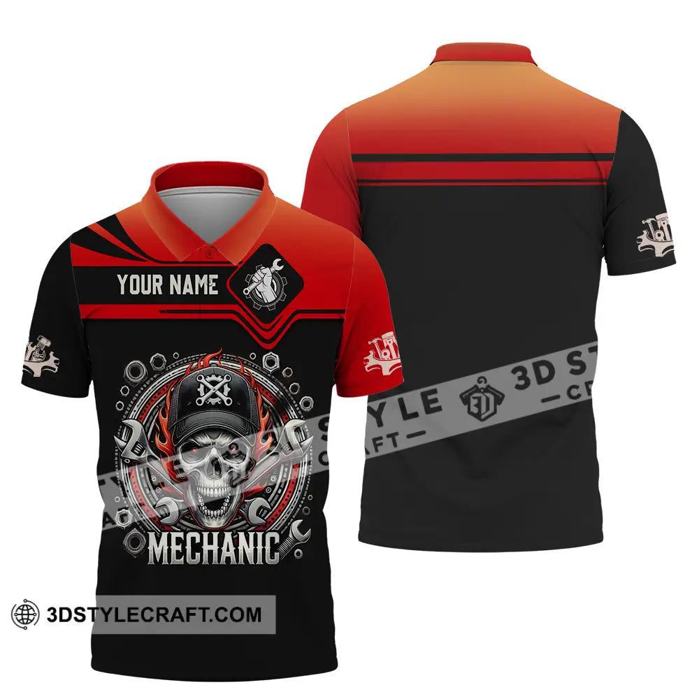 Unisex Shirt - Custom Mechanic Shirt Polo Shirt / S T-shirt