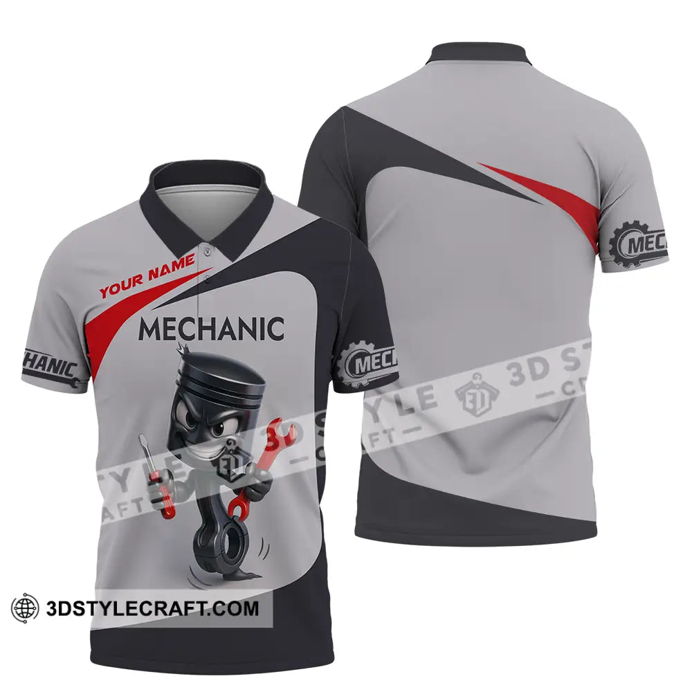 Unisex Shirt Custom Mechanic Shirt Polo Shirt / S T shirt