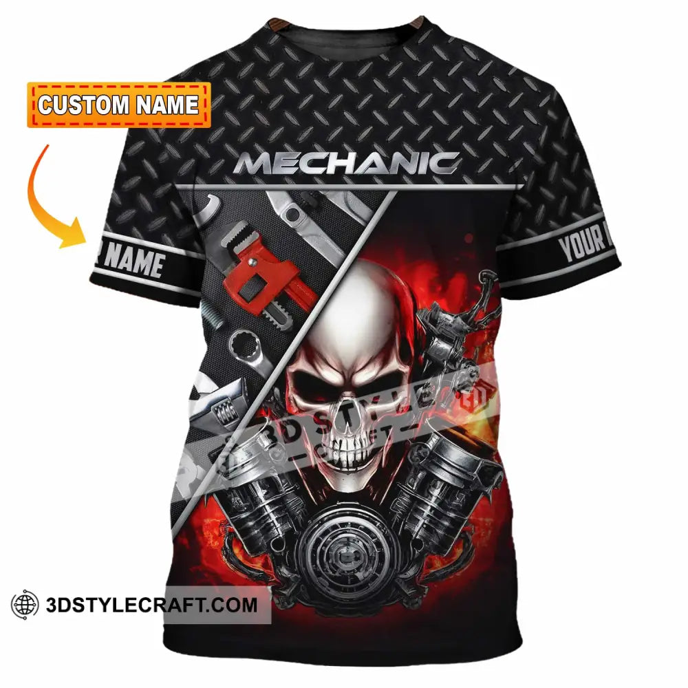 Unisex Shirt Custom Mechanic Shirt T shirt