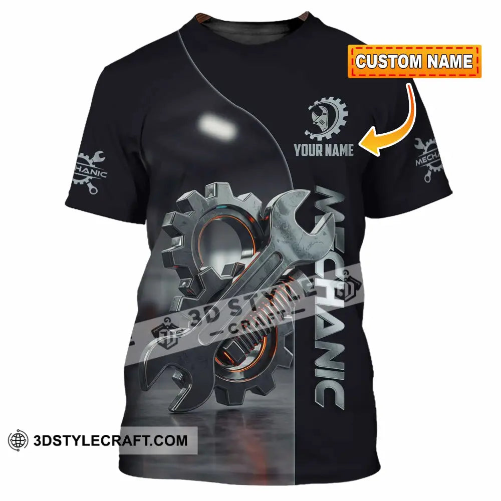 Unisex Shirt Custom Mechanic Shirt T shirt