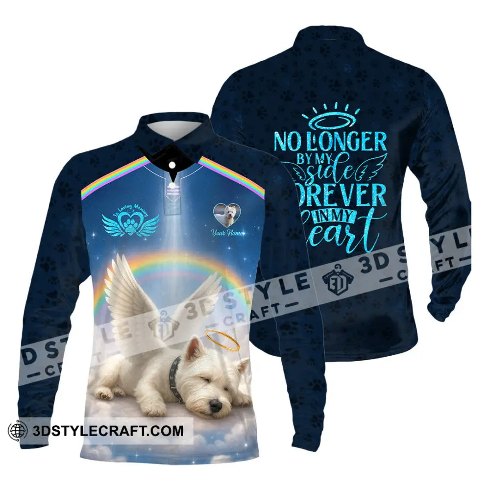 Unisex Shirt - Custom Memorial Pet Lover Shirt Long Sleeve Polo / S T-shirt
