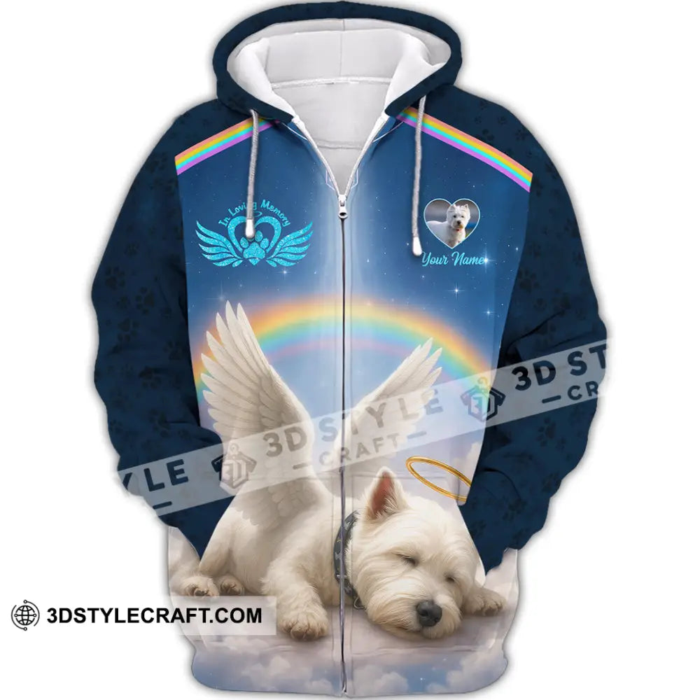 Unisex Shirt - Custom Memorial Pet Lover Shirt Zipper Hoodie / S T-shirt