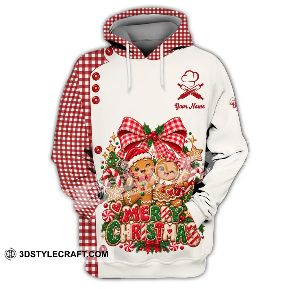 Unisex Shirt - Custom Merry Christmas Shirt - Hoodie / S - T-shirt