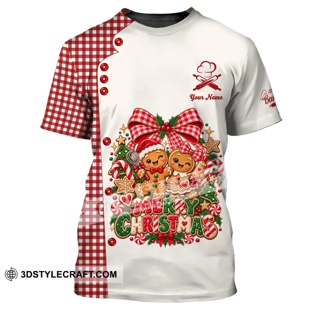 Unisex Shirt - Custom Merry Christmas Shirt - T-Shirt / S - T-shirt