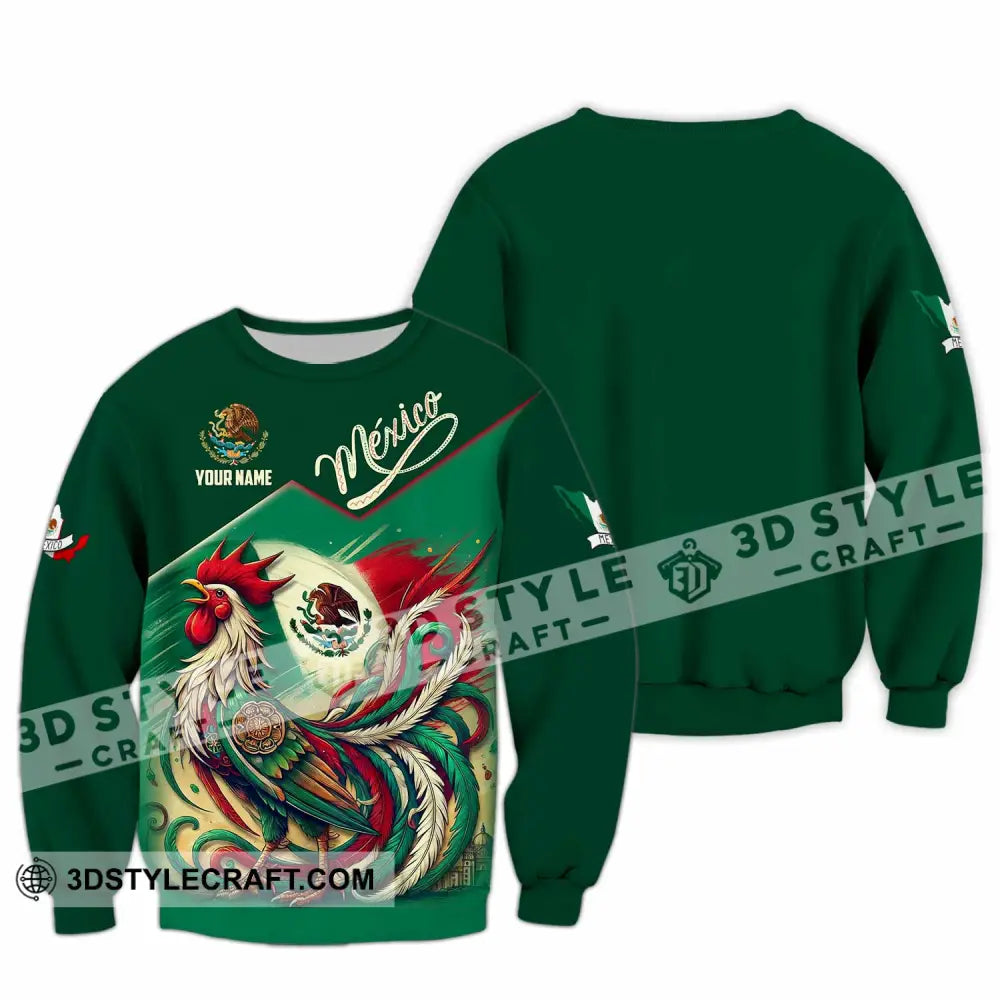 Unisex Shirt - Custom Mexico 3D Shirt Long Sleeve / S T-shirt