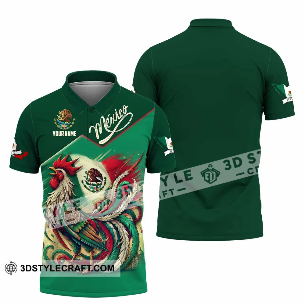 Unisex Shirt - Custom Mexico 3D Shirt Polo Shirt / S T-shirt
