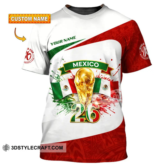Unisex Shirt - Custom Mexico Fifa World Cup 2026 3D Shirt style option 1
