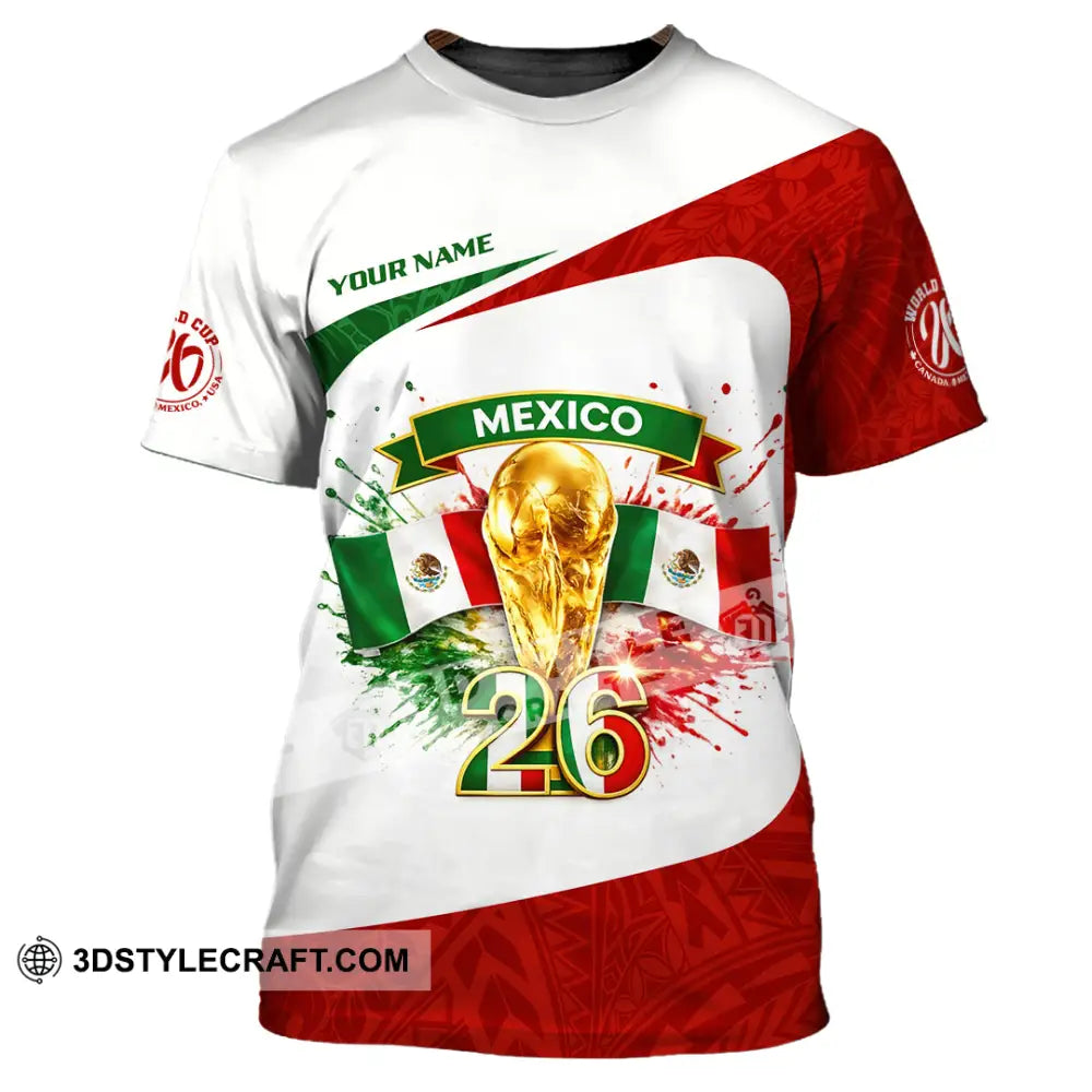 Unisex Shirt - Custom Mexico Fifa World Cup 2026 3D Shirt T-Shirt / S T-shirt