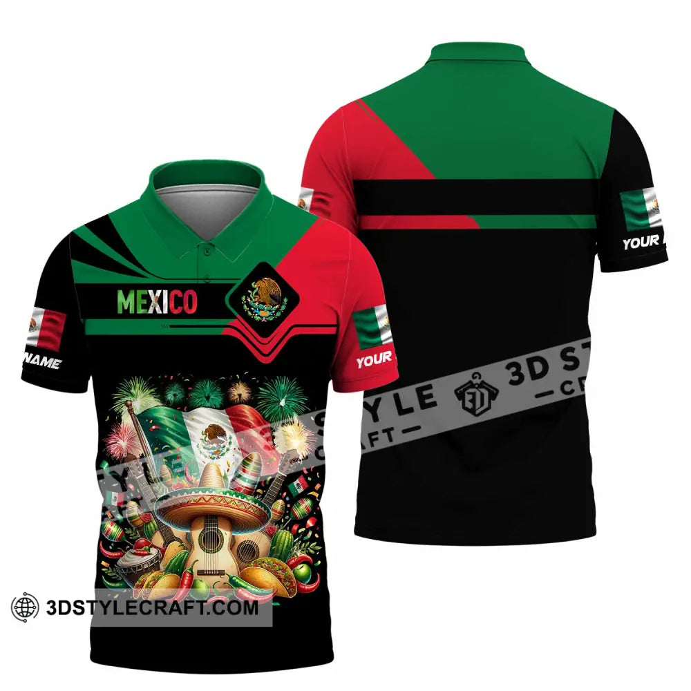 Unisex Shirt - Custom Mexico Shirt Polo Shirt / S T-shirt