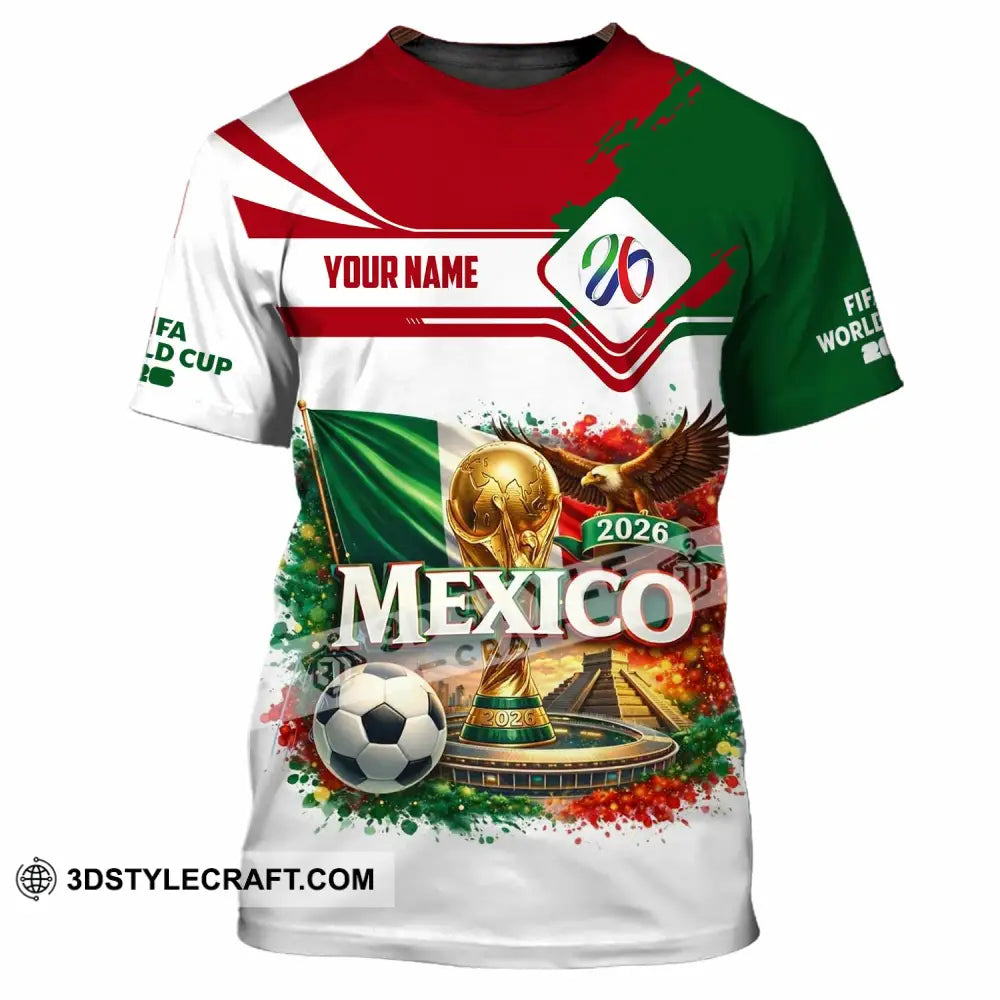 Unisex Shirt - Custom Mexico World Cup 2026 3D Shirt T-Shirt / S T-shirt