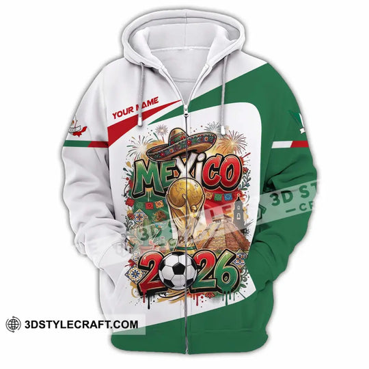 Unisex Shirt - Custom Mexico World Cup 2026 3D Shirt style option 4