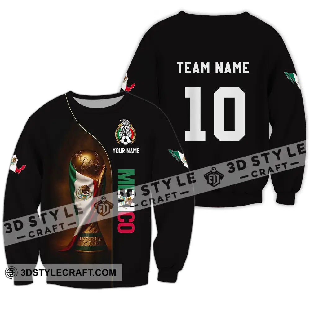 Unisex Shirt - Custom Mexico World Cup 3D Shirt Long Sleeve / S T-shirt